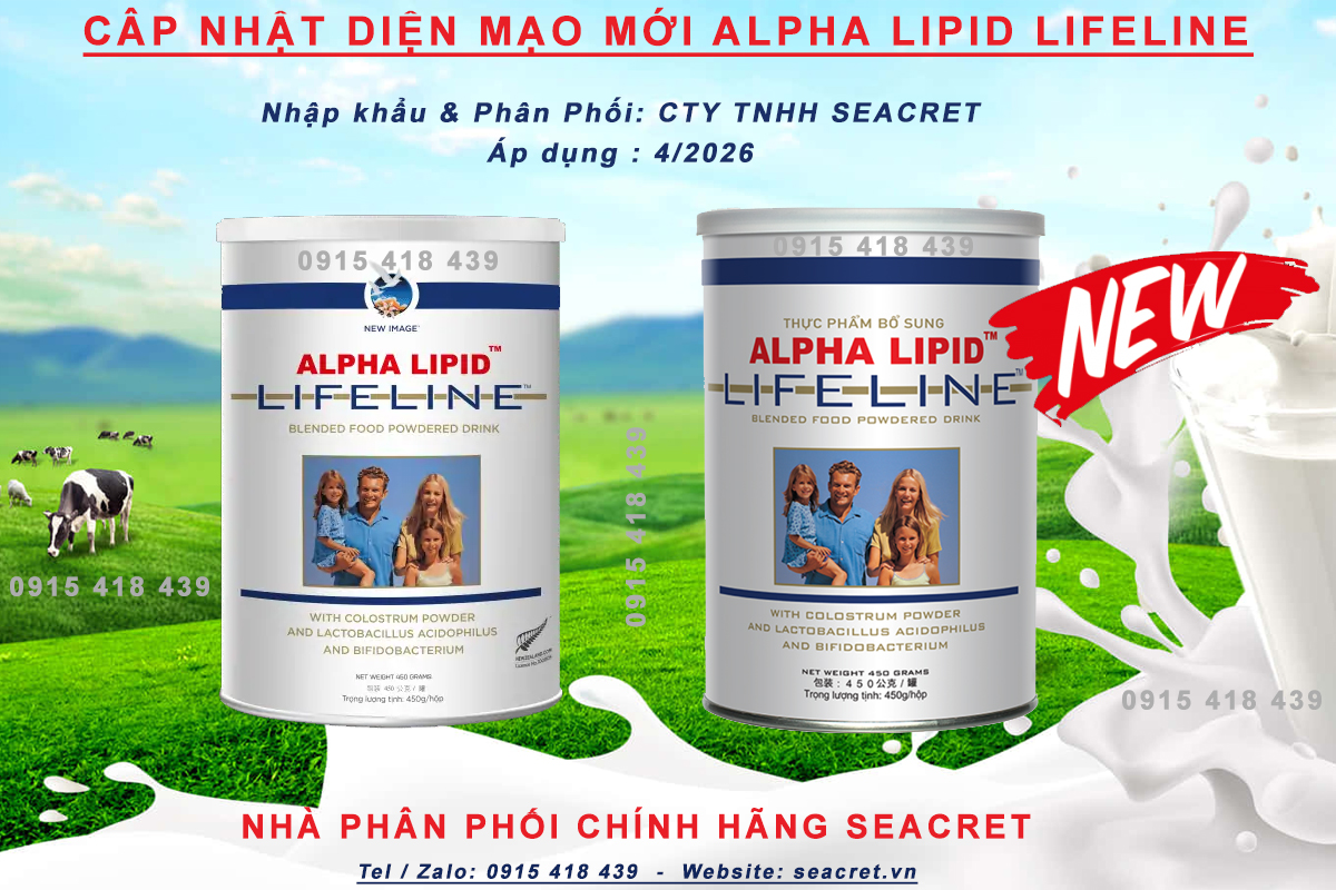 Diện mạo mới của Alpha Lipid Lifeline