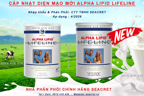 Seacret thông báo diện mạo mới Alpha Lipid Lifeline áp dụng tại thị trường Việt Nam